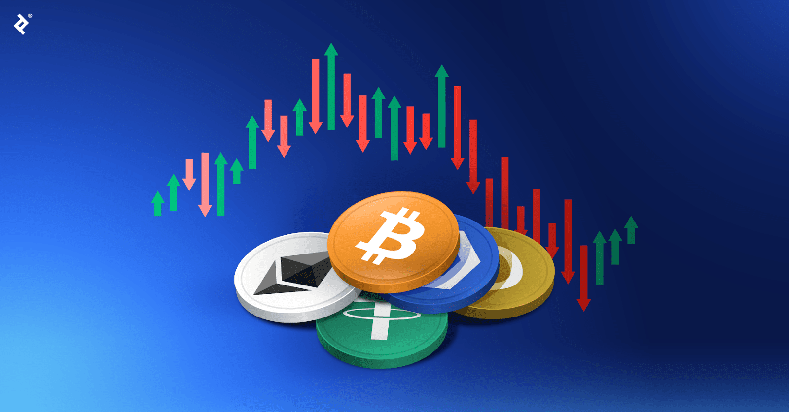 selective focus photo of Bitcoin near monitor