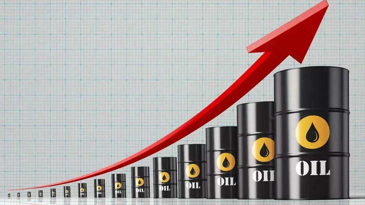 stock market candlestick chart on dark screen